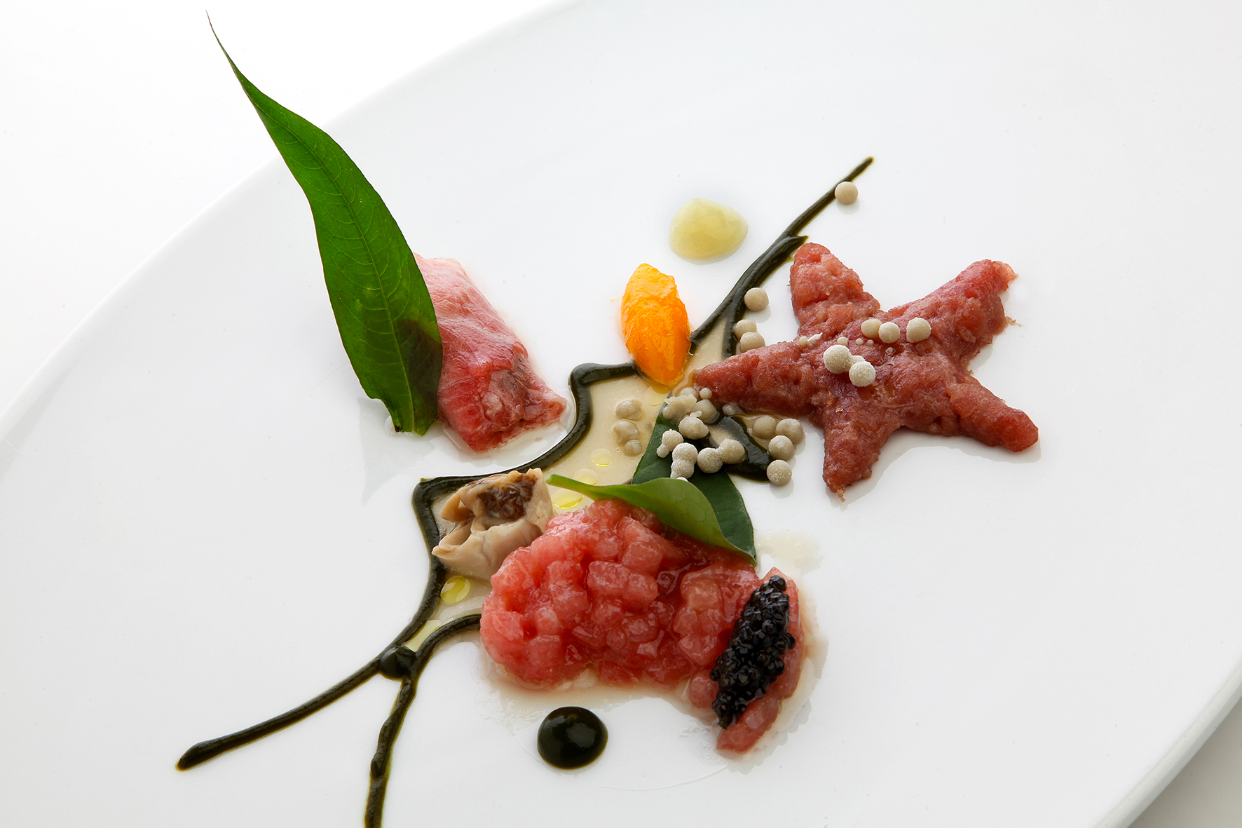 Tuna Belly, Oysters and Caviar - CEBO Restaurant