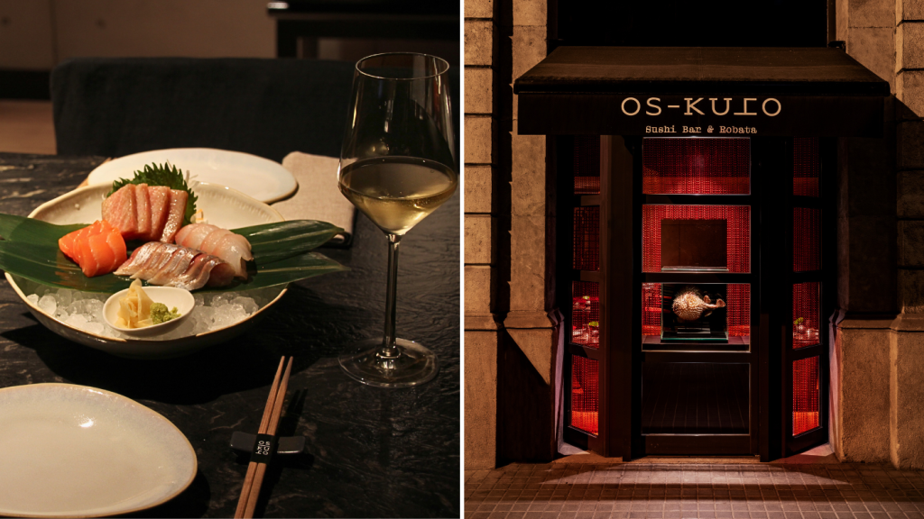 Oskuro japanese cuisine sushi robata Barcelona Hotel Claris 