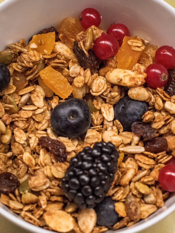 Cereales y fruta - Desayuno saludable Hotel Urban