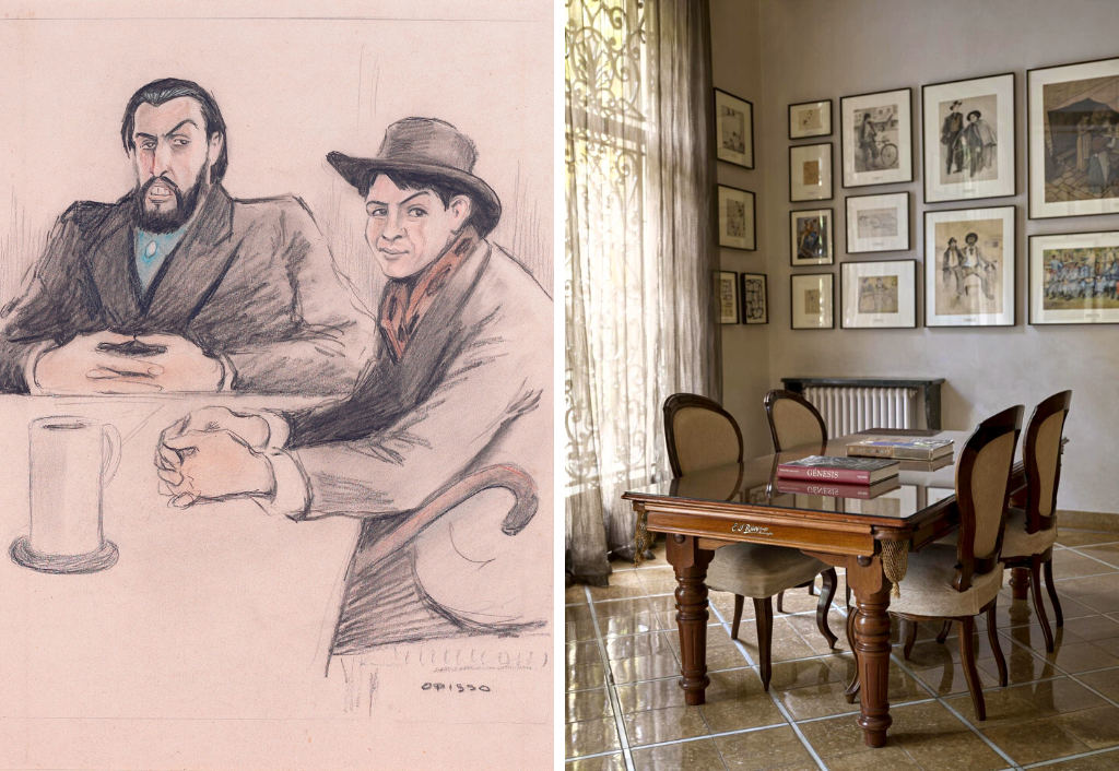 Museo Opisso obras de Ricard Opisso ilustrador catalán amigo de Picasso